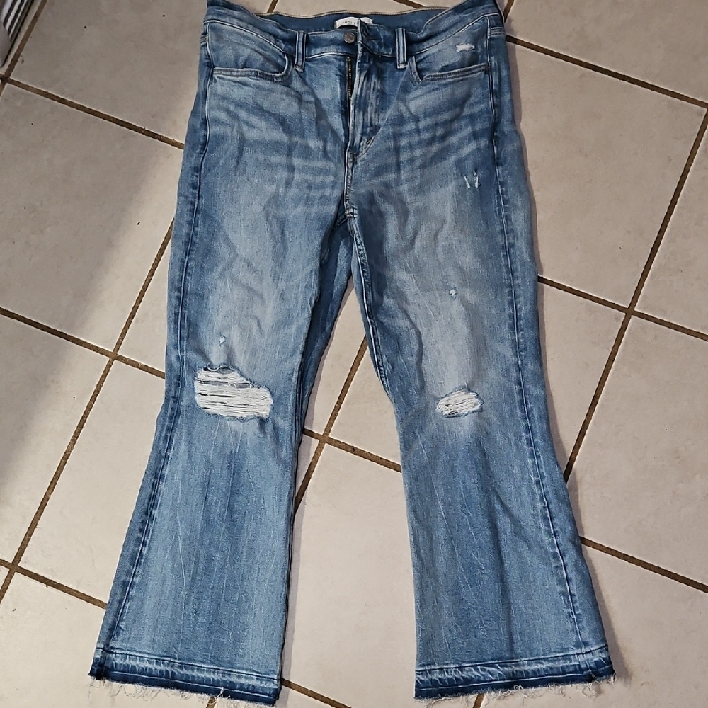 American Eagle Outfitters Light Blue Flare Jeans